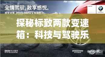 探秘标致两款变速箱：科技与驾驶乐趣的完美融合