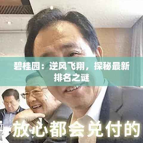 碧桂园：逆风飞翔，探秘最新排名之谜