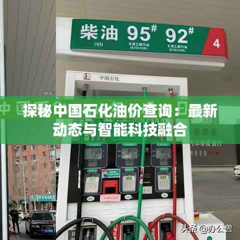 探秘中国石化油价查询：最新动态与智能科技融合