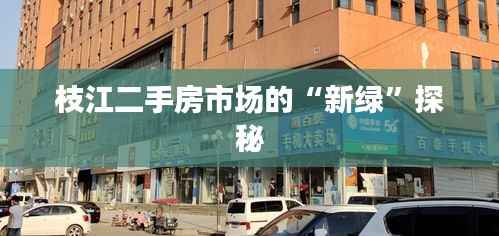 枝江二手房市场的“新绿”探秘