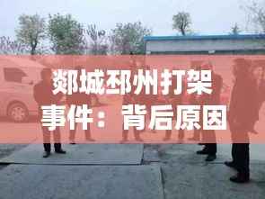 郯城邳州打架事件：背后原因与反思