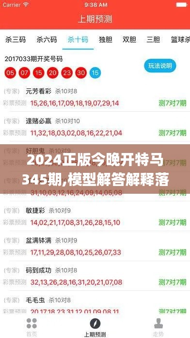 2024正版今晚开特马345期,模型解答解释落实_经典版2.523