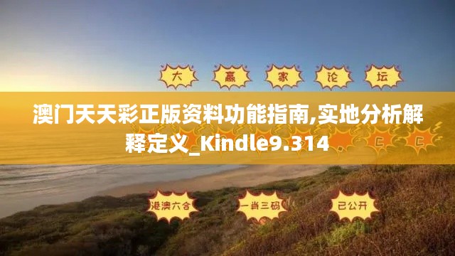澳门天天彩正版资料功能指南,实地分析解释定义_Kindle9.314