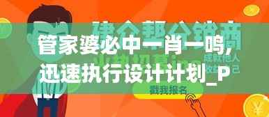 管家婆必中一肖一鸣,迅速执行设计计划_Pixel16.721
