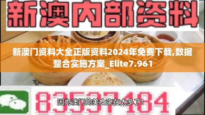 新澳门资料大全正版资料2024年免费下载,数据整合实施方案_Elite7.961
