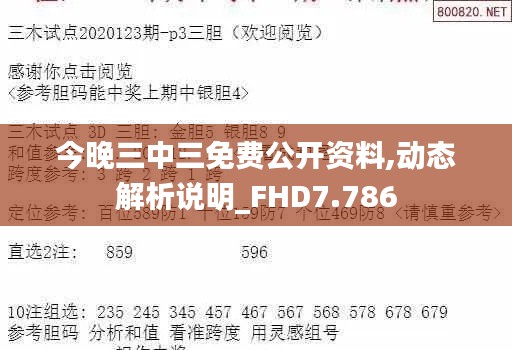 今晚三中三免费公开资料,动态解析说明_FHD7.786