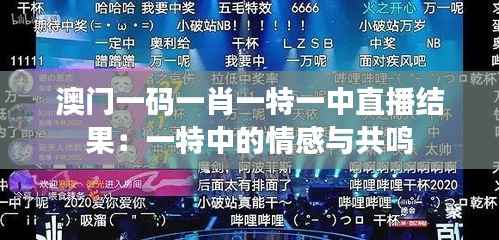 澳门一码一肖一特一中直播结果：一特中的情感与共鸣