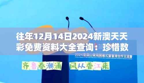 往年12月14日2024新澳天天彩免费资料大全查询:珍惜数字背后的文化意义