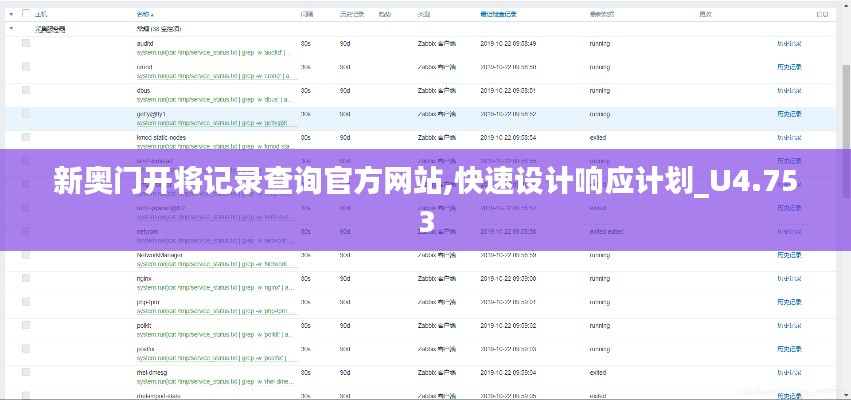 新奥门开将记录查询官方网站,快速设计响应计划_U4.753