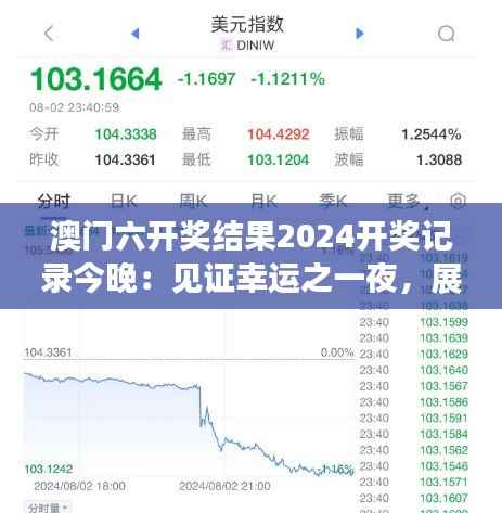 澳门六开奖结果2024开奖记录今晚：见证幸运之一夜，展望2024的神秘面纱