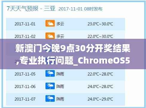 新澳门今晚9点30分开奖结果,专业执行问题_ChromeOS5.399