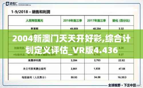2004新澳门天天开好彩,综合计划定义评估_VR版4.436