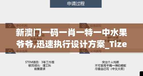 新澳门一码一肖一特一中水果爷爷,迅速执行设计方案_Tizen16.854