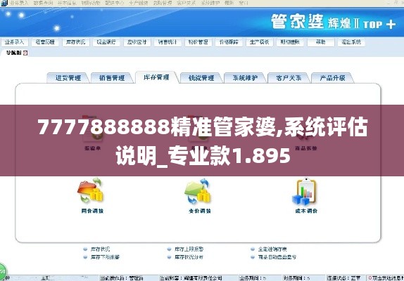 7777888888精准管家婆,系统评估说明_专业款1.895