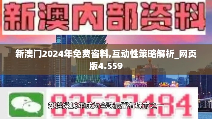 新澳门2024年免费咨料,互动性策略解析_网页版4.559