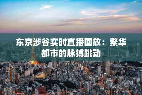 东京涉谷实时直播回放：繁华都市的脉搏跳动
