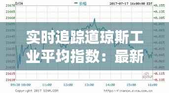 实时追踪道琼斯工业平均指数：最新行情解析与市场动态