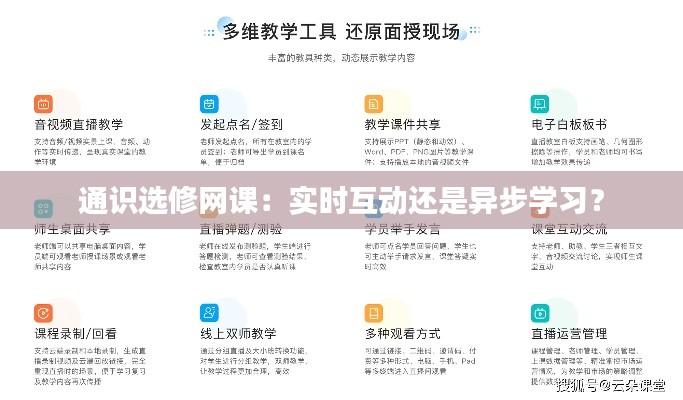 通识选修网课:实时互动还是异步学习?