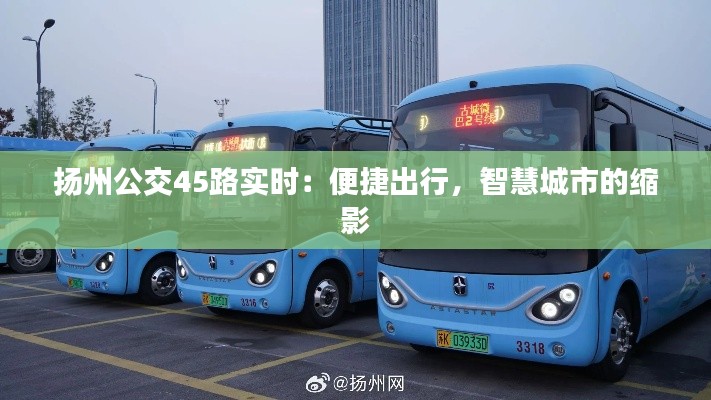 扬州公交45路实时：便捷出行，智慧城市的缩影