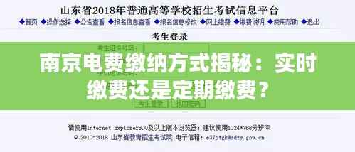 南京电费缴纳方式揭秘：实时缴费还是定期缴费？