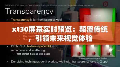 xt30屏幕实时预览：颠覆传统，引领未来视觉体验