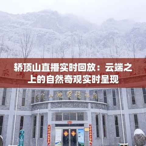 轿顶山直播实时回放：云端之上的自然奇观实时呈现