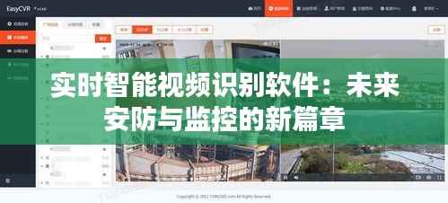 实时智能视频识别软件：未来安防与监控的新篇章