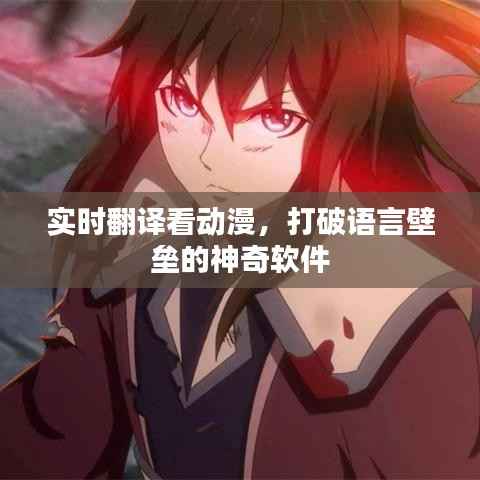 实时翻译看动漫，打破语言壁垒的神奇软件
