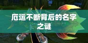 厄运不断背后的名字之谜