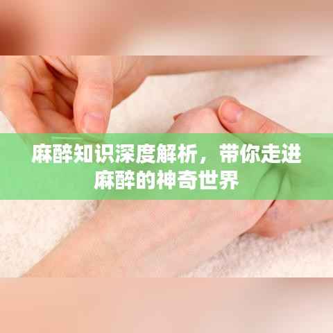 麻醉知识深度解析，带你走进麻醉的神奇世界