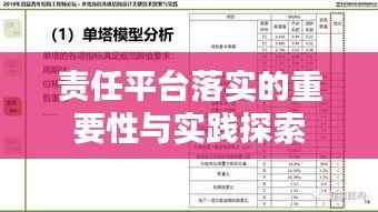 责任平台落实的重要性与实践探索