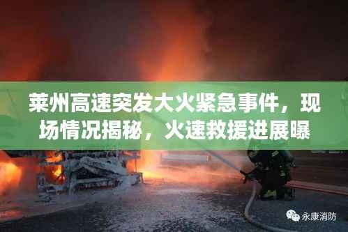 莱州高速突发大火紧急事件，现场情况揭秘，火速救援进展曝光！