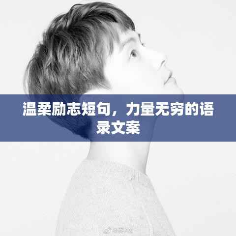 温柔励志短句，力量无穷的语录文案