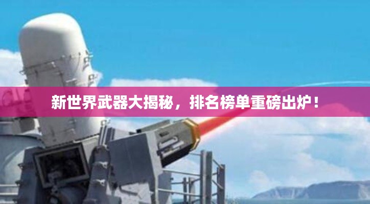 新世界武器大揭秘，排名榜单重磅出炉！