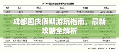 成都国庆假期游玩指南，最新攻略全解析