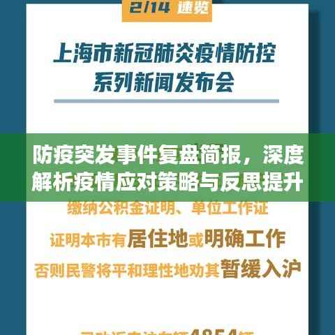 防疫突发事件复盘简报，深度解析疫情应对策略与反思提升之道