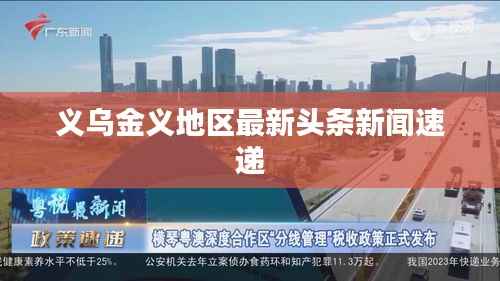 义乌金义地区最新头条新闻速递