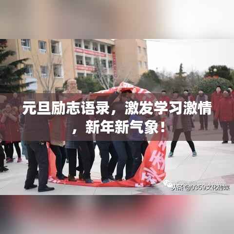 元旦励志语录，激发学习激情，新年新气象！