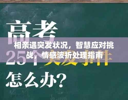 相亲遇突发状况，智慧应对挑战，情感波折处理指南