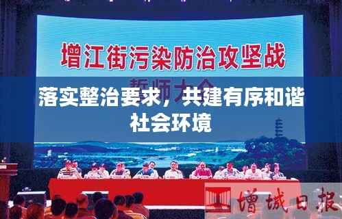 落实整治要求，共建有序和谐社会环境