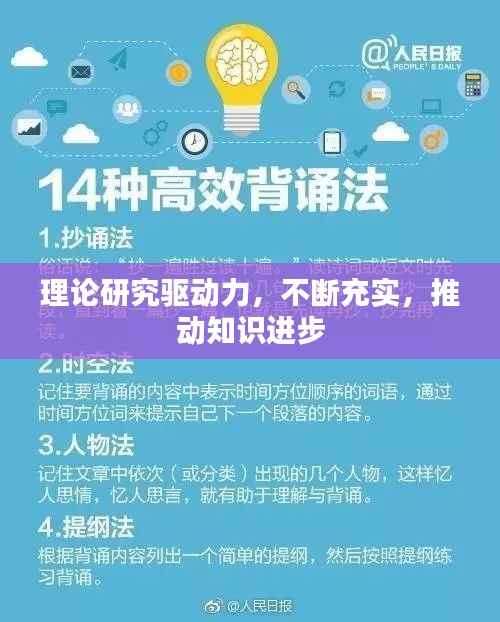 理论研究驱动力，不断充实，推动知识进步