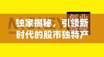 独家揭秘,引领新时代的股市独特产品,投资机遇大解析!