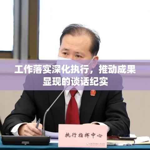 工作落实深化执行，推动成果显现的谈话纪实