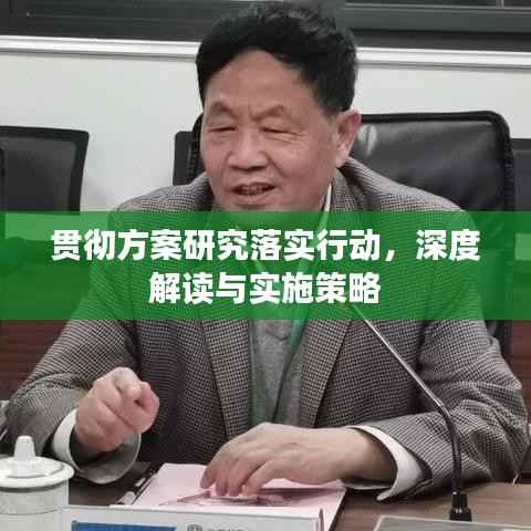 贯彻方案研究落实行动,深度解读与实施策略