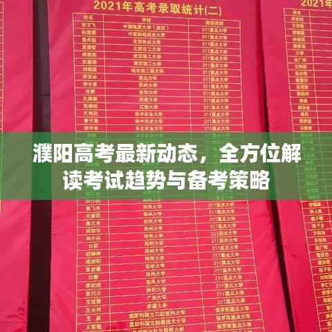 濮阳高考最新动态,全方位解读考试趋势与备考策略