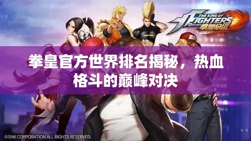拳皇官方世界排名揭秘，热血格斗的巅峰对决