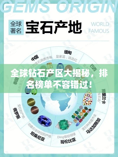 全球钻石产区大揭秘，排名榜单不容错过！