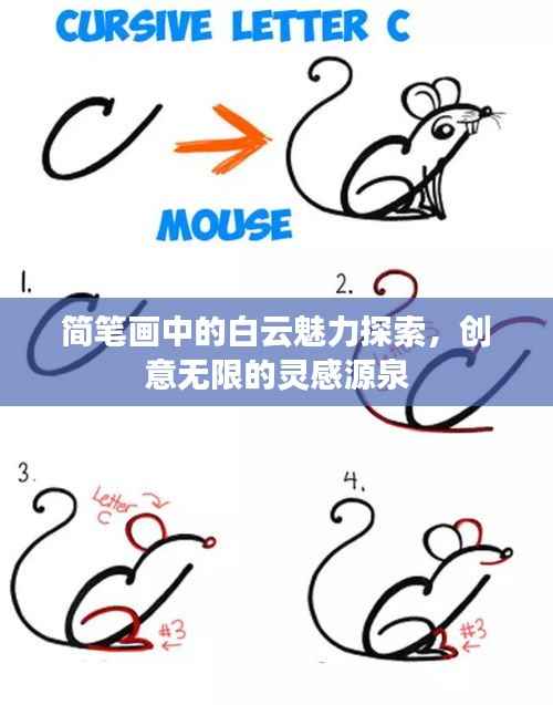 简笔画中的白云魅力探索，创意无限的灵感源泉