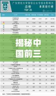揭秘中国前三财关公司排名及影响力解析，行业巨头引领潮流