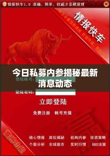 今日私募内参揭秘最新消息动态